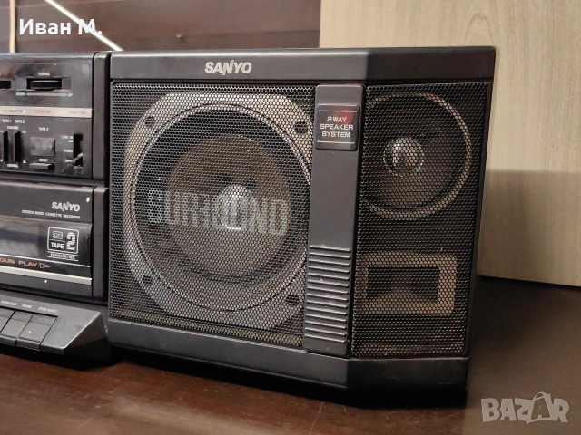 Радиокасетофон Sanyo M803SR , снимка 3 - Радиокасетофони, транзистори - 54426932