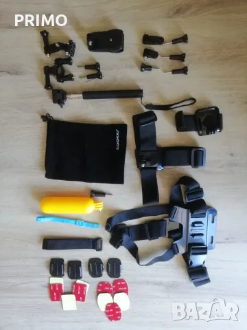 Комплект аксесоари за екшън камери (GoPro, DJI, SJCAM), снимка 2 - Спортна екипировка - 55477370