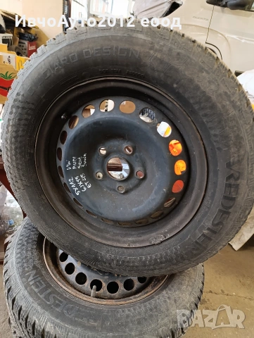 Комплект метални джанти със зимни гуми 195/65/15 Vw passat audi A3 A4 golf 5/6 seat skoda , снимка 5 - Гуми и джанти - 54366098