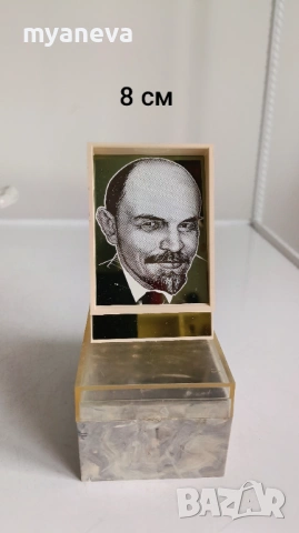 Портрет на Владимир Ленин от СССР, патриотичен руски настолен дисплей. , снимка 3 - Статуетки - 54430978