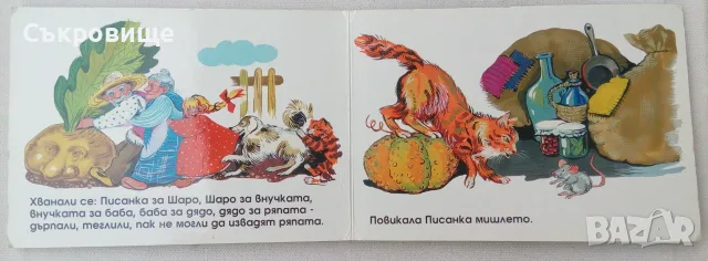 Картонена детска книжка Дядо ряпа вади - Фют - Стефка Радкова, снимка 6 - Детски книжки - 40221861