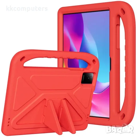 За TCL Tab 10L Gen 4 Детски EVA Калъф със Стойка, Дръжка за Носене и Скрийн Протектор – 6 цвята, снимка 3 - Калъфи, кейсове - 55611339