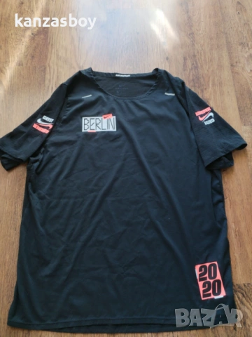 Nike M NK BERLIN RISE 365 TOP SS - мъжка ръннинг тениска Л, снимка 6 - Тениски - 54714943