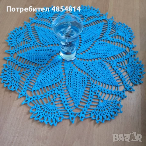 Салфетка, диаметр 25 см, снимка 2 - Други - 55179376