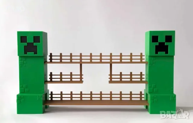 Стойка / Органайзер за Minecraft фигурки (Kinder Joy), снимка 3 - Фигурки - 55622908