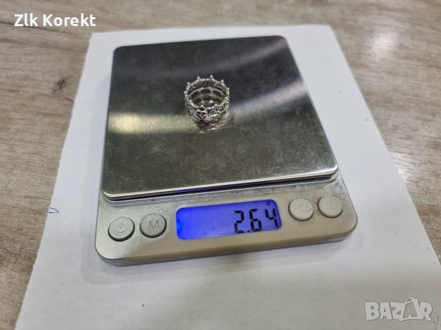 Дамски сребърен пръстен, снимка 12 - Пръстени - 55190896