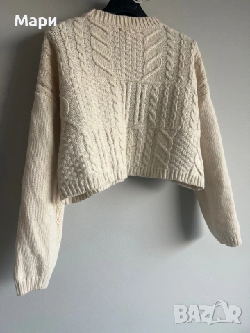 Сет/комплект вълнен пуловер и панталон с широк крачол, снимка 2 - Комплекти - 53993140