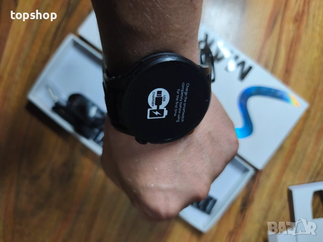 Чисто нов Унисекс Военен Смарт Часовник Smart Watch AK90 – Тактически, Вграден Фенер, 1000mAh Бат., снимка 6 - Водоустойчиви - 54829626