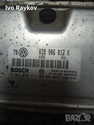 Компютър VW Golf 4 1.9TDI 1999г. 038906012K , 0281010111, снимка 2 - Части - 55016461