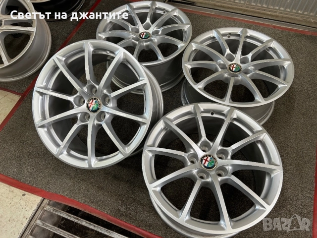 Джанти 17 Цола 5x110 Alfa Romeo Giulia Оригинални Нови, снимка 5 - Гуми и джанти - 54563165