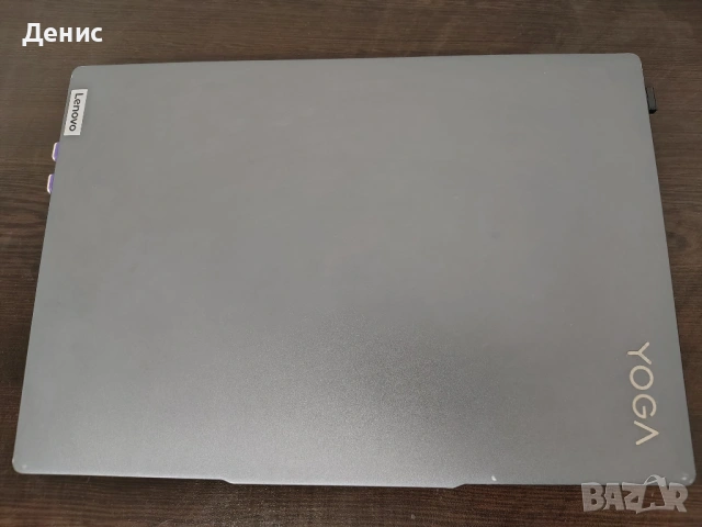 Lenovo Yoga Pro 7 2.6K / Ryzen 5 7535HS / 16GB DDR5 6400 / 512GB Samsung NVMe / Подсветка клавиатура, снимка 4 - Лаптопи за работа - 54462354