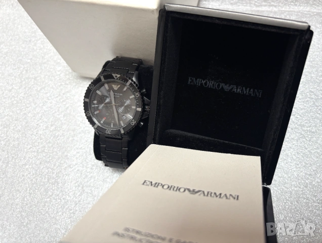НОВ! Мъжки часовник Emporio Armani AR11363 Diver Chronograph, снимка 5 - Мъжки - 54631646