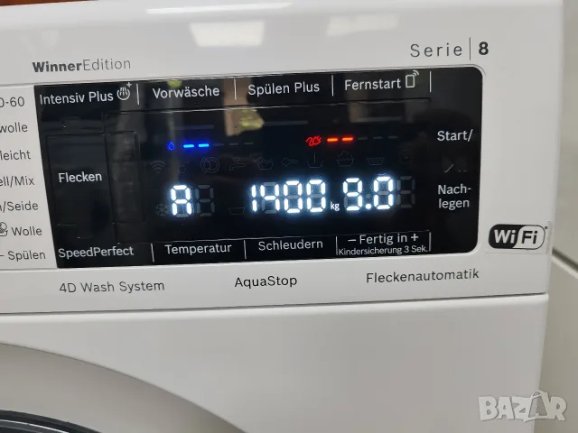 Пералня Бош Bosch Serie 8 A +++ WI-FI Made in Germany 2 години гаранция! , снимка 2 - Перални - 55482032
