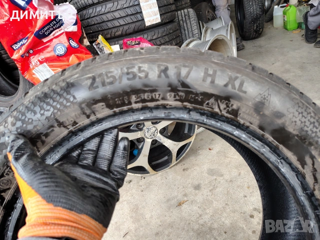 2бр.зимни гуми CONTINENTAL 215 55 17 DOT23 цена за брой, снимка 6 - Гуми и джанти - 54045725