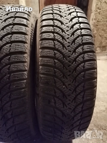 Продавам 2 броя зимни гуми 165.70.14 на 1 сезон дот 2021 KUMHO , снимка 2 - Гуми и джанти - 54975643