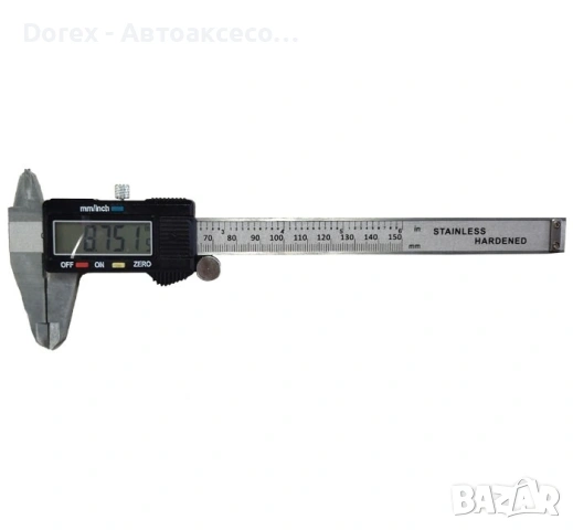 Дигитален шублер 150 мм - LCD дисплей и метален корпус