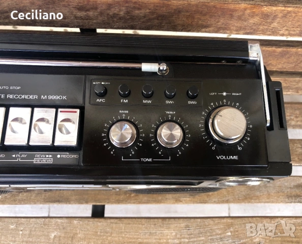 SANYO M9990K-(Japan)-работещ радиокасетофон., снимка 12 - Радиокасетофони, транзистори - 54081736