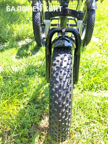 JULY MORNING Fat Tire 2026 модел Практичен Триколесен Велосипед, снимка 2 - Велосипеди - 55100247