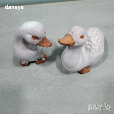 6540  Декоративни фигурки патета керамика ретро , снимка 2 - Други стоки за дома - 53999588