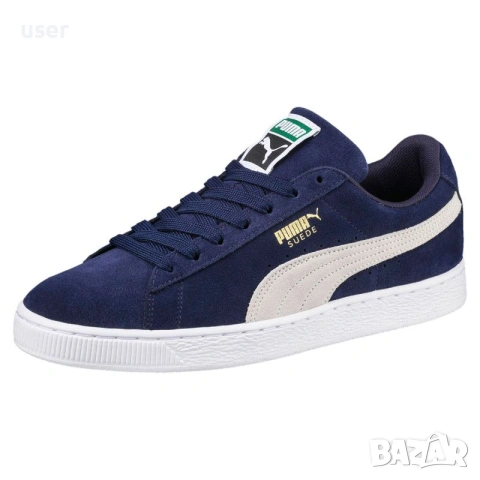 100% Оригинални чисто-нови мъжки сникърси от естествен велур PUMA! , снимка 2 - Маратонки - 54887654