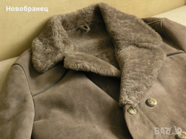 Зимно мъжко палто ,овча кожа , снимка 2 - Палта - 54278913