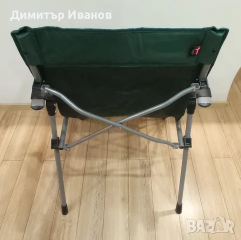 Сгъваем къмпинг стол Outwell Goya Green – висок клас, отлично състояние, снимка 3 - Къмпинг мебели - 55426049