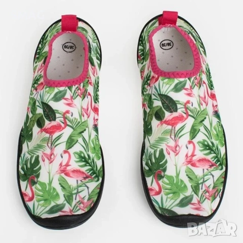 Дамски плажни обувки Aqua Shoes тропически листа_1260683, снимка 2 - Други - 54452599