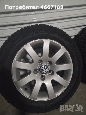 Джанти 15" 5x112 7J ET37 със зимни гуми 195/65R15 | VW AUDI SEAT SKODA, снимка 2 - Гуми и джанти - 54576829