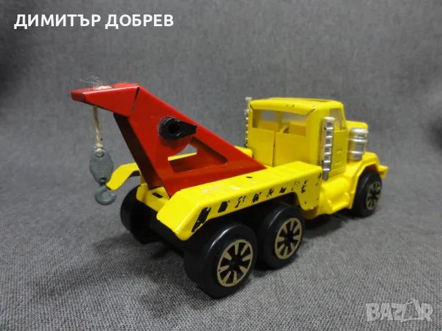 СТАРА РЕТРО СОЦ НРБ МЕТАЛНА ИГРАЧКА КАМИОН ПЪТНА ПОМОЩ МИР РАЗГРАД, снимка 4 - Колекции - 55530610