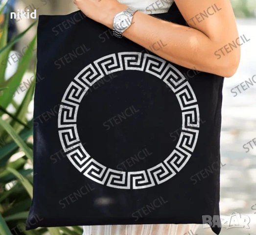 Версаче versace венец кръг лого голям стенсил шаблон спрей за торта украса сладки Scrapbooking, снимка 3 - Други - 54664120