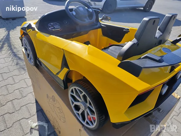 LAMBO Акумулаторна кола CHIARA жълт, снимка 5 - Други - 55440073