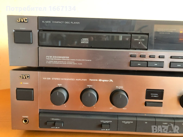 JVC AX-335/JVC XL-V235, снимка 8 - Ресийвъри, усилватели, смесителни пултове - 54626409