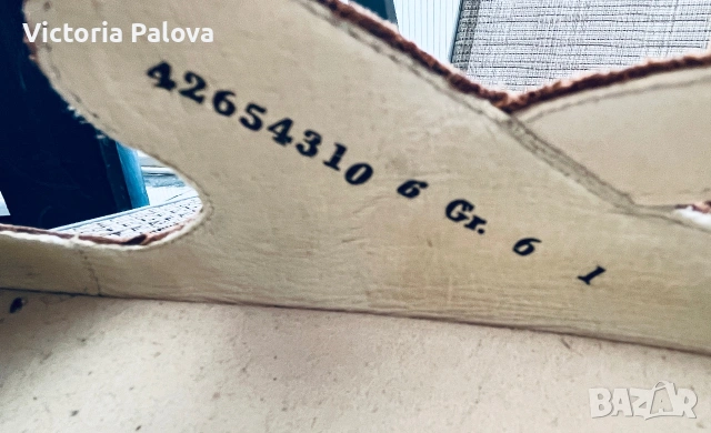 Немски анатомични сандали Waldläufer (естествен велур, стелка 26 см), снимка 9 - Сандали - 54963998