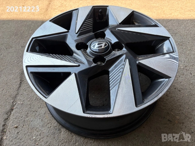1 брой алуминиева джанта за Hyundai i10 15, снимка 2 - Гуми и джанти - 54426667