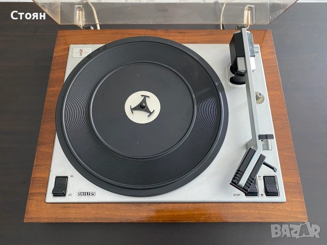 Vintage грамофон Philips, снимка 8 - Грамофони - 55239964