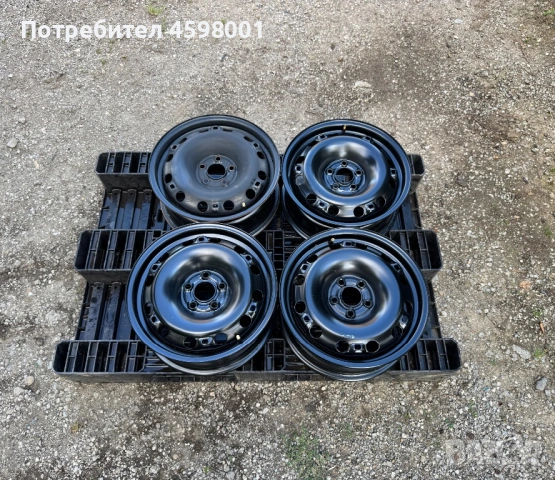 4бр.НОВИ ЖЕЛЕЗНИ ДЖАНТИ 15цола 5x100 за Skoda,Vw,Seat, снимка 1 - Гуми и джанти - 54917646