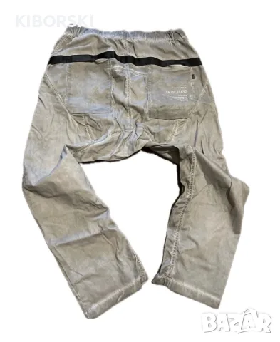 Светлосив карго панталон Pause Jeans / Овърсайз свлечен модел+подарък втори панталон на Pause Jeans , снимка 2 - Панталони - 55448487