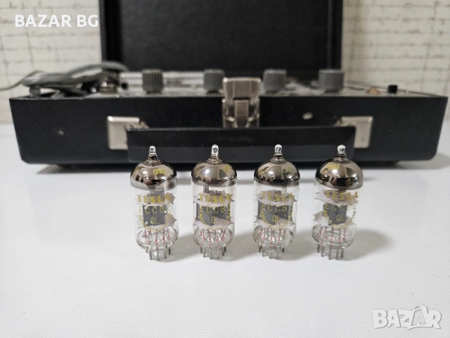 ★ █▬█ █ ▀█▀ ★TESLA ECC82 disc getter - 4бр., чисто нови мачнати.