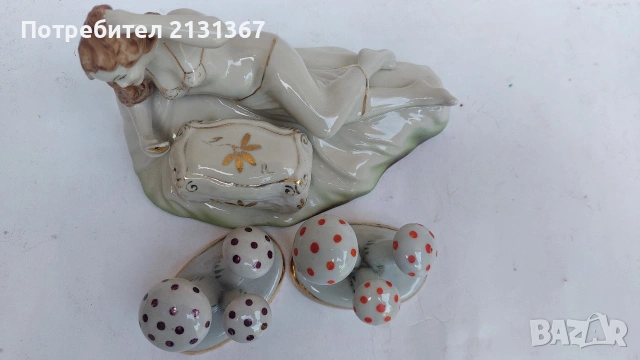 порцеланова фигура,мерилинка,изида,сервиз, фигури, снимка 8 - Колекции - 54602595