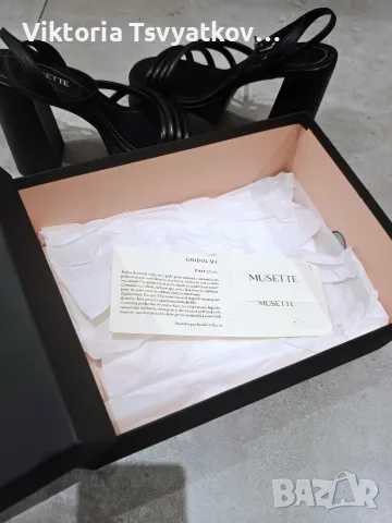 Musette Monique – дамски сандали от естествена кожа, размер 37 (подходящи и за 38), снимка 4 - Сандали - 55302683