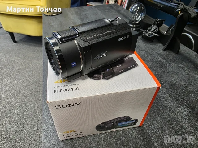 ТОП 4K камера SONY FDR-AX43A, снимка 4 - Камери - 55680251