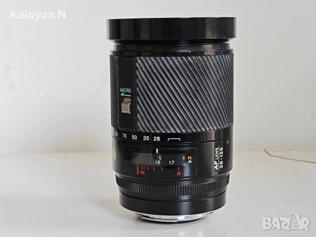 Обектив Minolta AF 28-135mm f/4-4.5 за Minolta A/Sony A байонет, снимка 3 - Обективи и филтри - 54765643