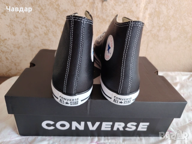 Кецове CONVERSE от естествена кожа - размер 44,5/29 см., снимка 5 - Кецове - 54753193