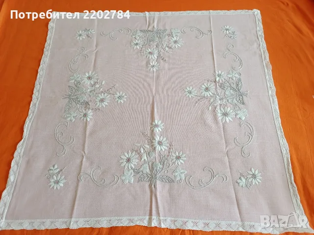 Битови, бродирани карета за маса , снимка 16 - Покривки за маси - 55671872