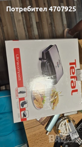 h-maker Tefal SM57236, 700W, Изолиранадръжкачване, Незалепващо покритие, 