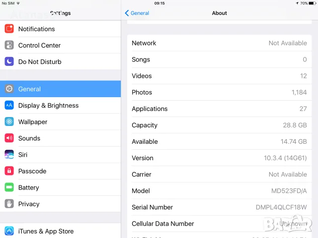 IPad 4 в много добро състояние!, снимка 2 - Таблети - 55414667