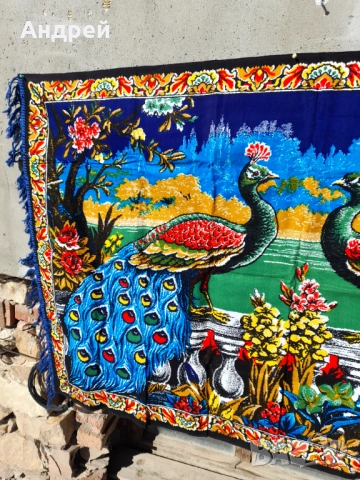 Старинен ковьор,покривка за стена #192, снимка 3 - Антикварни и старинни предмети - 53985325