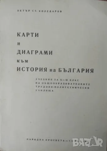 Карти и диаграми към история на България Учебник за 10.-11. клас 