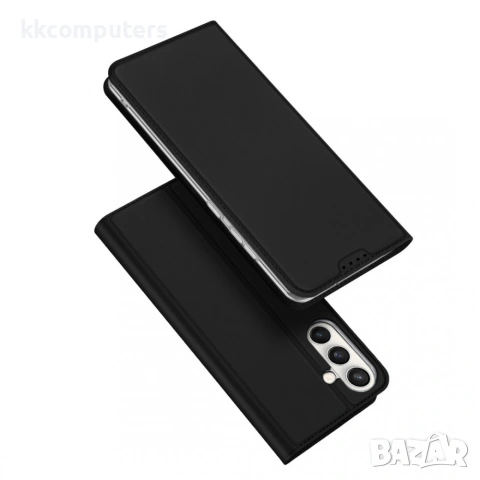DUX DUCIS Samsung Galaxy S26 FE Калъф - Кожен, Стойка, Картодържател, 3 цвята