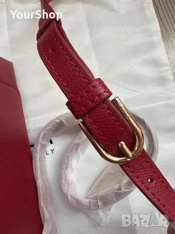Дамска чанта Furla 1927 в червен цвят, снимка 10 - Чанти - 54049488